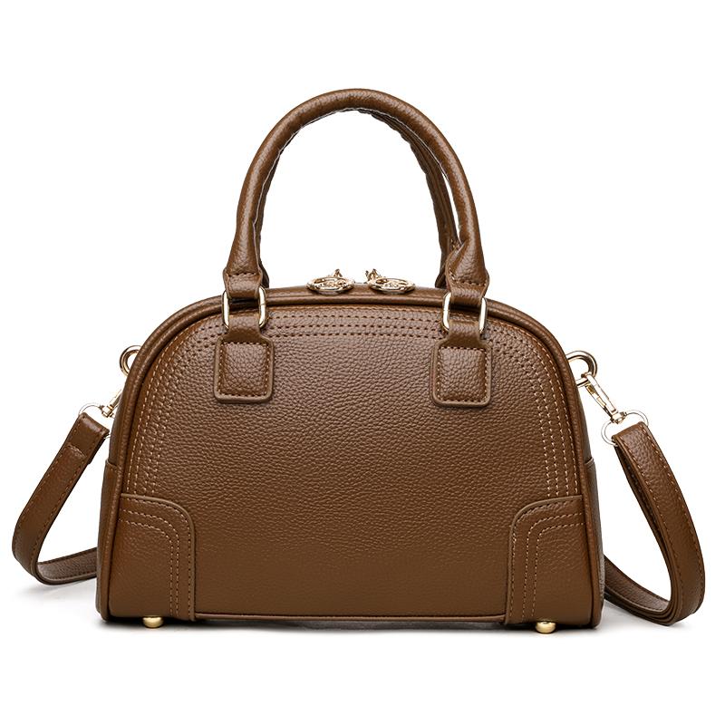 Soft Leather Handbag Women's Small Square Bag Crossbody Bag