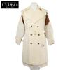 Maison MIHARA YASUHIRO B08CT121 Slide Piece Trench Coat Coat 38 IvoryUsed