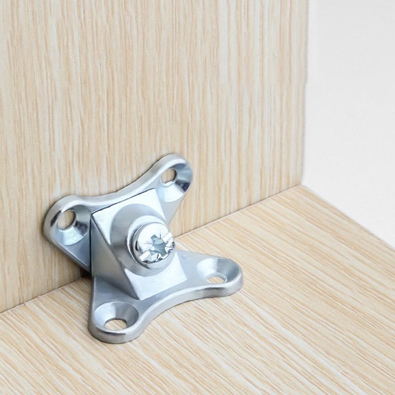 5pcs Corner Brackets Screws L-shaped Butterfly Support Connector Removable Combination Fasteners Right Angle Bracket Corner Code