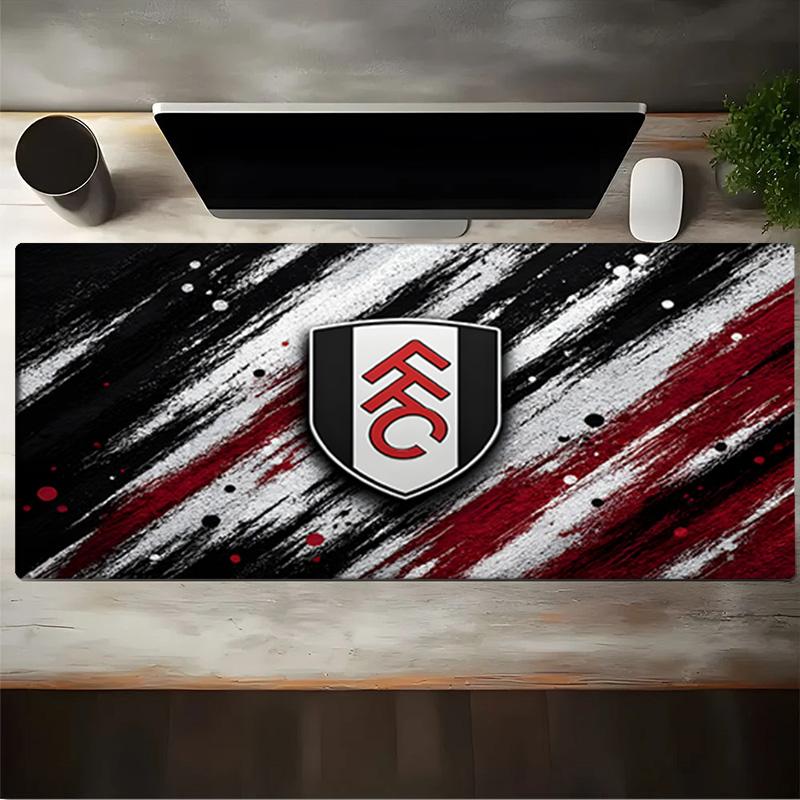 Fulham Fußballwappen Mauspads, Gaming-Mauspads, Tastaturpads, Schreibtischdekoration für Computer-Notebook, Fan-Geschenk, Geburtstagsgeschenk