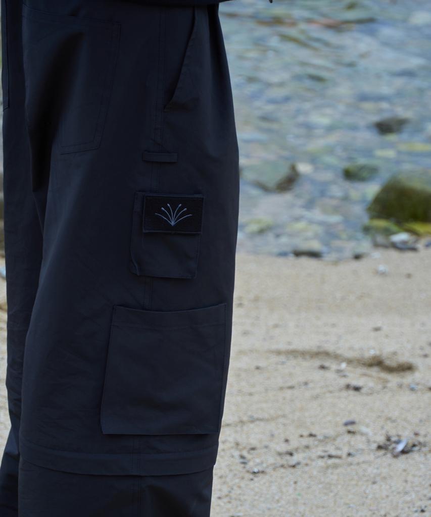 Yusudosi 3-Way Convertible Cargo Pants Black