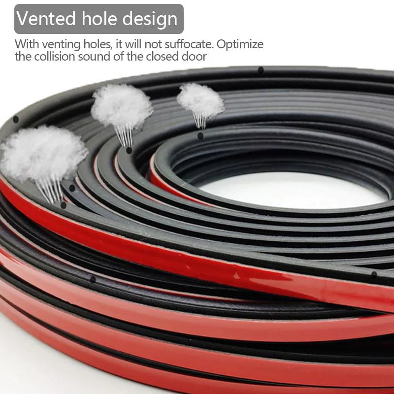 Universal Car Seals Sealant Strips Auto Rubber Door Sealing Interior Doors Seal Strip Automobiles Noise Insulation Weatherstrip