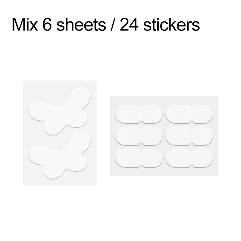 Elf Ear Stickers Butterfly-Shaped Reusable Invisible Ear Lobe Correction Patch Silicone Waterproof Tape for Ear Support Patch