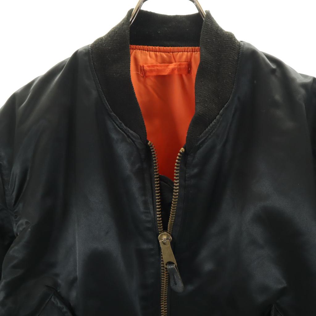 CORINTH Made in USA MA-1 Flight jacket M black Padded Military Men's Used