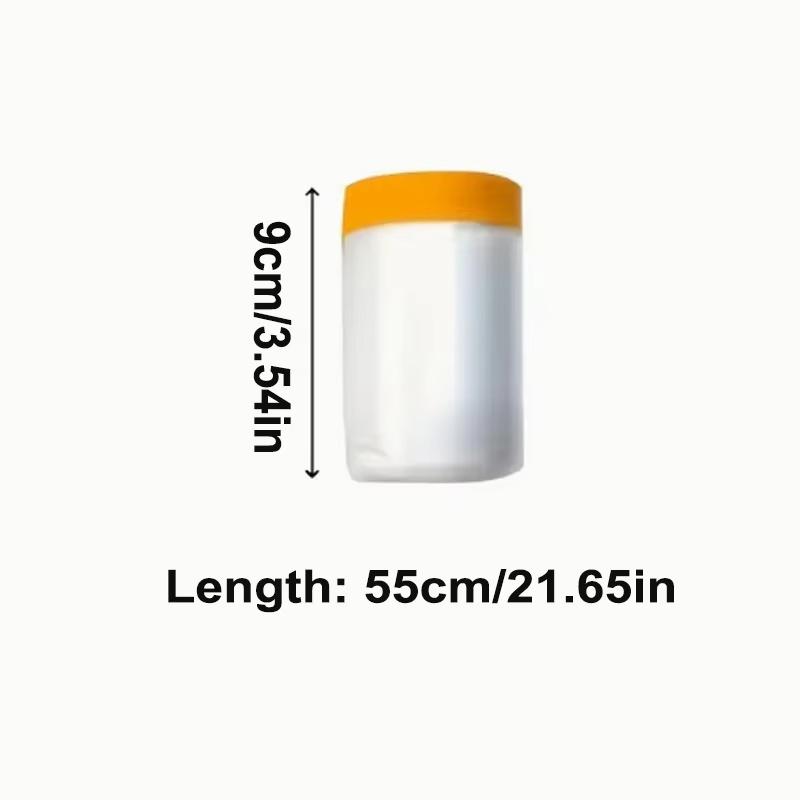 

1 Roll Washi Paint Protection Film Dust Protection Masking Film Car Painting Beauty Decoration Masking Furniture Dust Protection