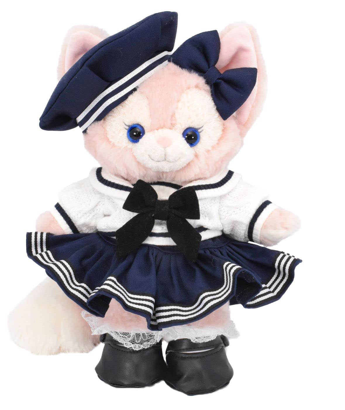 

Teddy Bear Mail Order Alice Linabelle Costume Knit Sailor Uniform Body Shoulder Dress-Up (No Included) (Linabelle Bag) білий