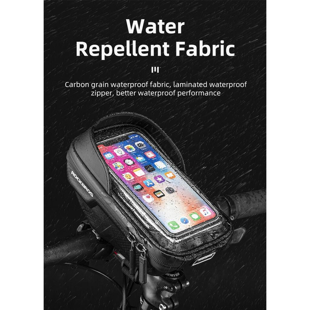 Bicycle Bag Waterproof Touch Screen Cycling Bag Top Frame Tube Bag MTB Road Bike Bag Phone Case Bike Accessories