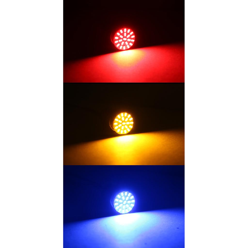 10pcs 12V/24V LED Bulb 1156 BA15S R5W R10W 1157 BAY15D 3014 22 SMD For Truck Turn Signal Lights Daytime Running Lamp 6000K White Dome Lights 6