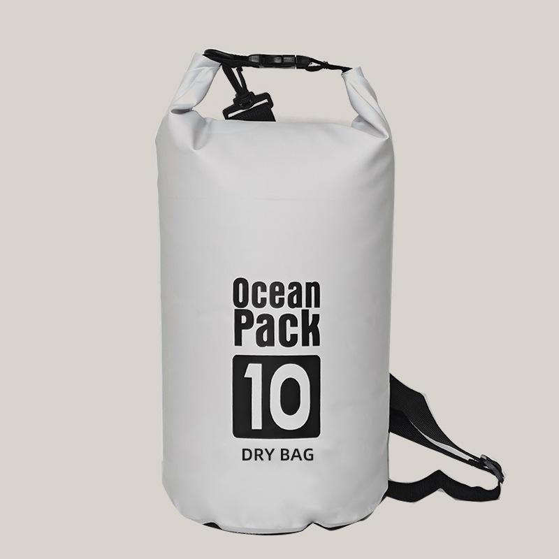 Large Capacity Waterproof PVC Outdoor Bag - Portable for Diving, Mountaineering, Swimming; Single/Double Shoulder Storage