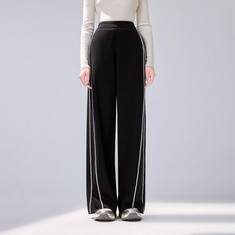 

Qiushui Yiren Women s High-Waist Straight-Leg Sweatpants XL