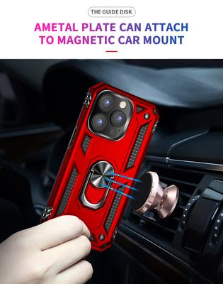 Magnetic Car Ring Holder Phone Cover For iPhone 14 13 12 11 Pro Max 13 12 Mini 14 Max Case For iPhone XR X XS Max 7 8 Plus Funda