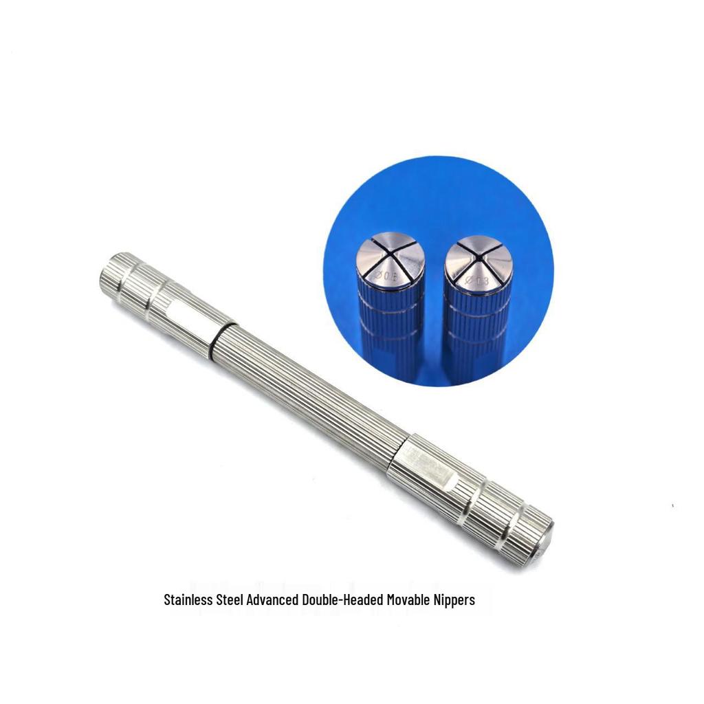 Stainless Steel Double-Headed Adjustable Watch Repair Pliers