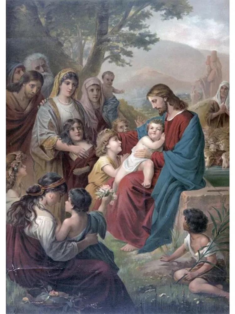 Diy Diamond Painting Religious Leader Mosaic 5d Full Diamond Embroidery Cross Embroidery Set Diy Home Decoration Painting Art