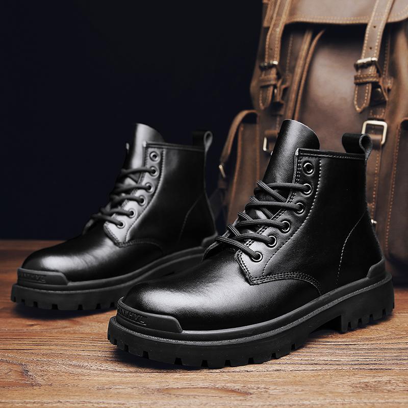 Мужские ботинки из натуральной кожи — фото 4