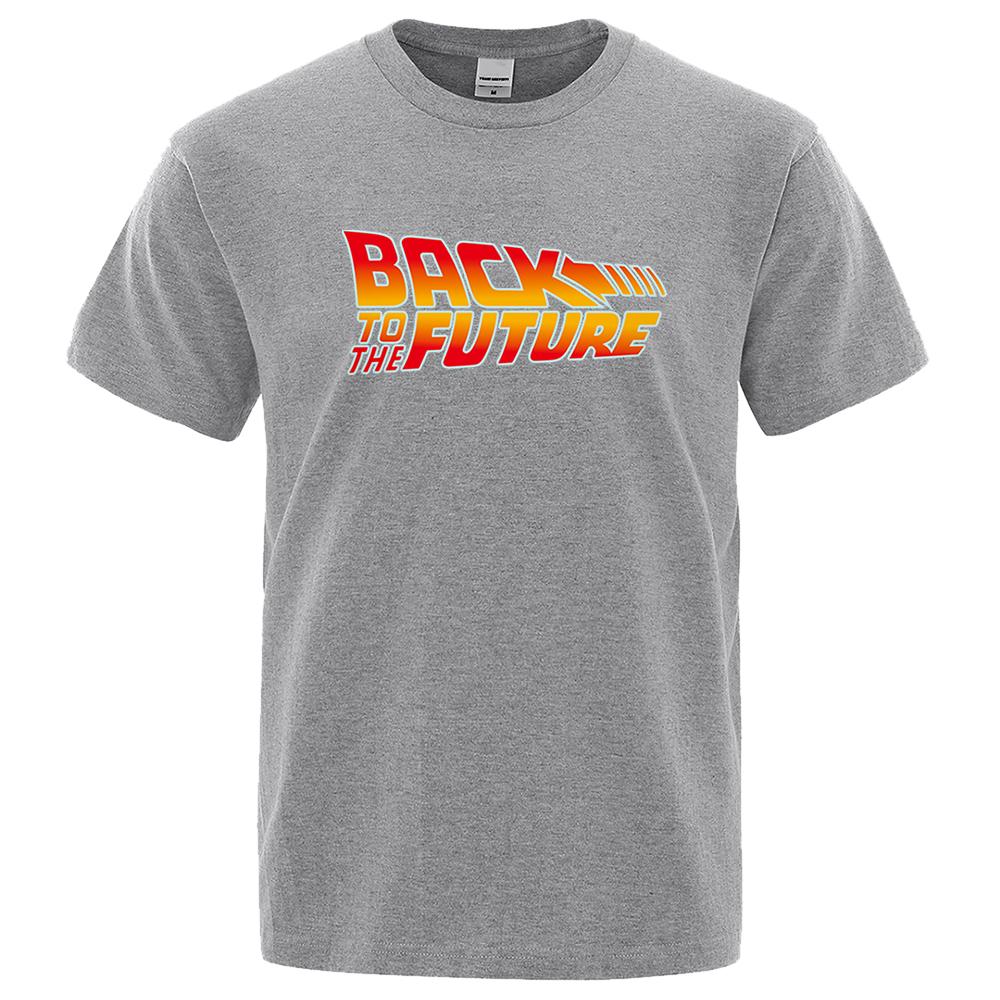 Back To The Future Summer T-shirt Men/women Classic Movie Series Brand Men's T-shirt Personality Tops Tees Short Sleeve Tshirt