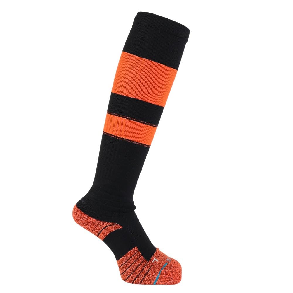 Baseball Socks STRIPES OTC 2023 L [Stance] Men's 01105(ORANGE/BLACK)