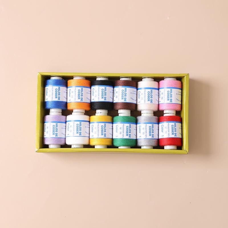 Multi-color Portable Polyester Sewing Thread Set for Home DIY