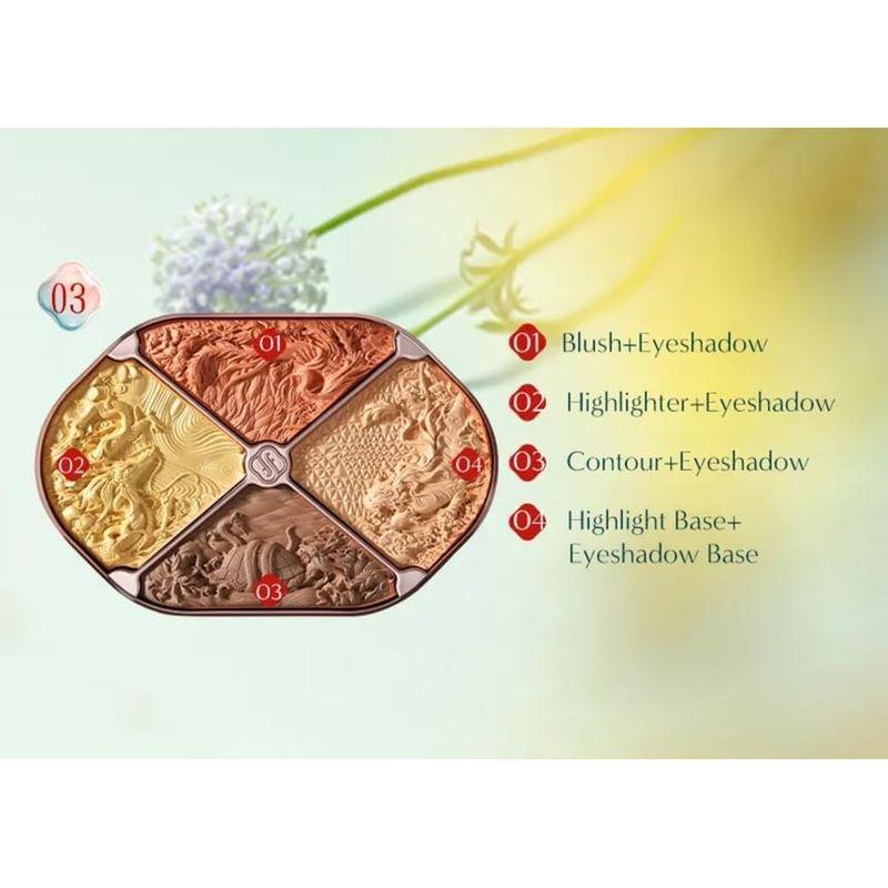 Florasis - Eastern Beasts Sculpting Makeup Palette - 3 Type