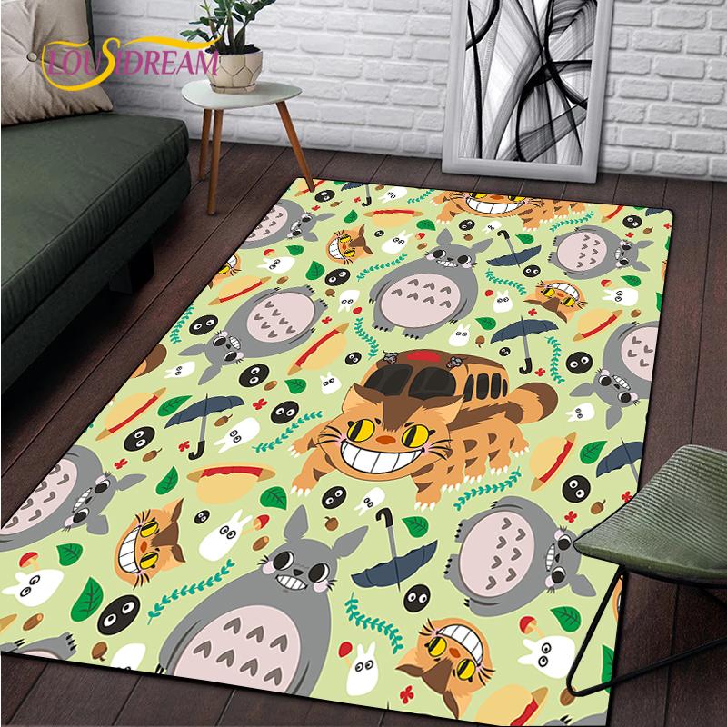 Cute Cartoon Anime Carpet for Living Room Bedroom Rug Kitchen Kids Unslip Floor Mat Birthday Gift Photography Props Tintines Rug
