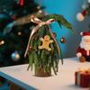 Christmas Tree PE Crooked Neck DIY Decoration Package, Encrypted Desktop Ornament, Simulated Small Tree