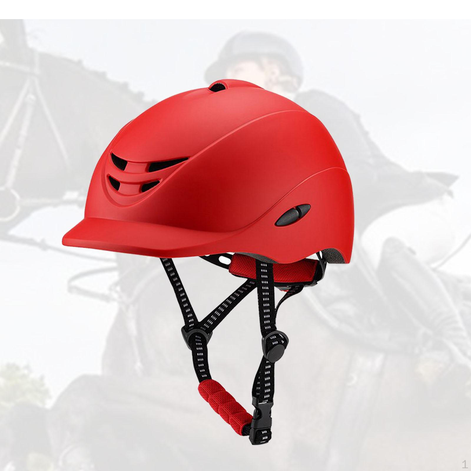 Шлем для верховой езды, дышащий, регулируемый, со съемной подкладкой. M