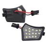 2Pcs White Light LED Welcome Lamp for Suitable for Volvo S60 S80 V50 V70 XC70 XC90 Jaguar XJ