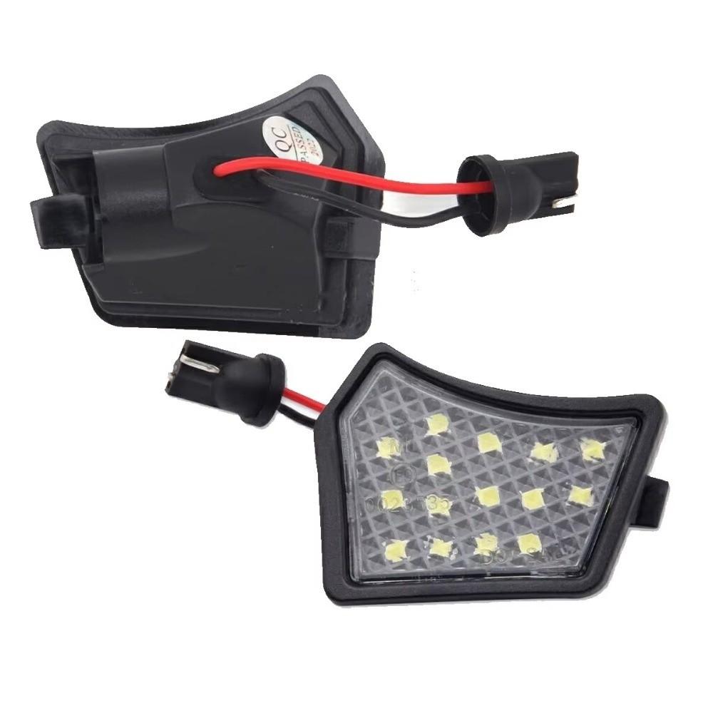 2Pcs White Light LED Welcome Lamp for Suitable for Volvo S60 S80 V50 V70 XC70 XC90 Jaguar XJ