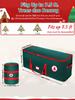 Christmas Tree Storage Bag Waterproof Zippered Bag Holiday Decorations Dustproof Cover Pouch for Costume Props Party Supplies