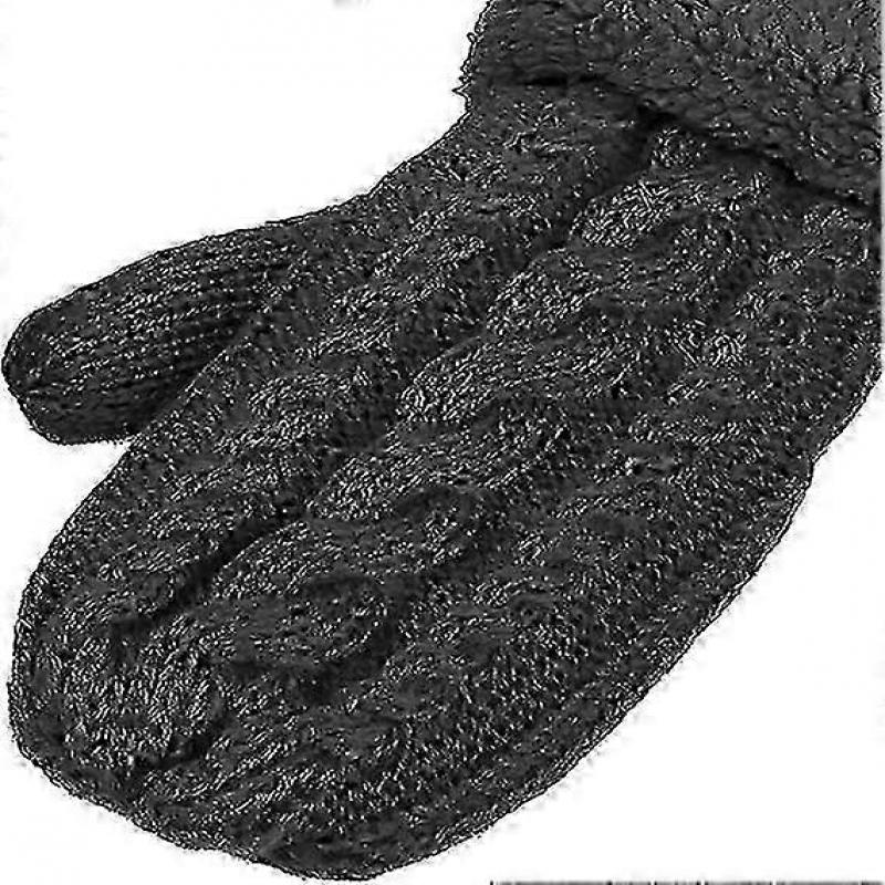 Women's winter super soft knitting gloves gloves gloves thickened warm wool windproof and cold proof gloves