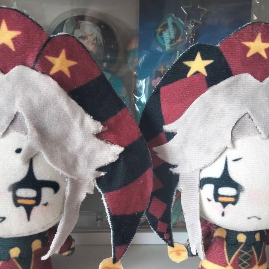 //New 10Cm The Freak Circus Freaks Pierrot Plush Anime Plush Pendant Backpack Keychain Accessories Doll Decora Christmas Gifts