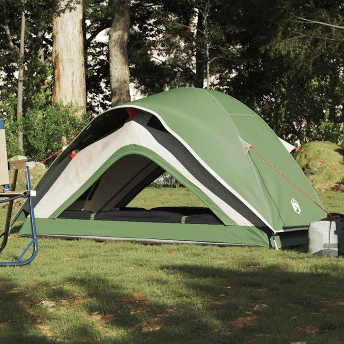 Tente de camping - VIDAXL - 1 place - Imperméable - Vert - 213 x 84 x 100 cm