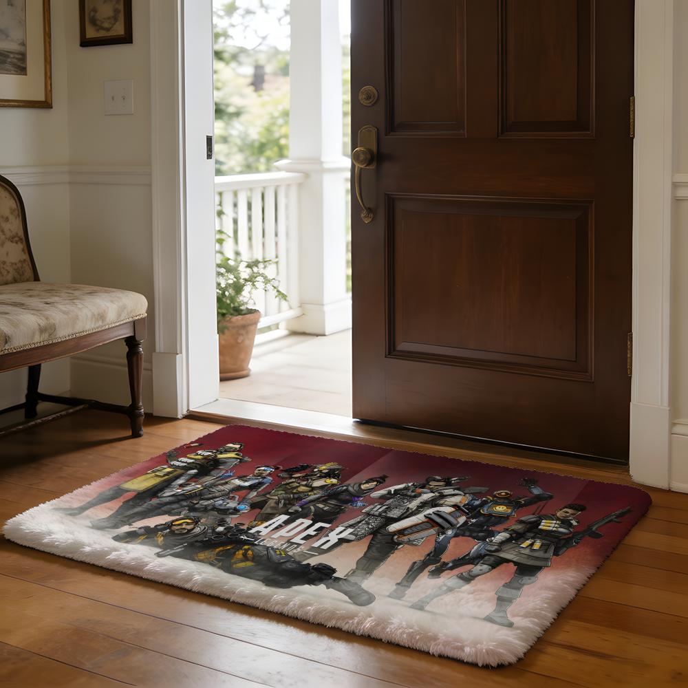 Anime Cool Hot AApex LLegend Floor Mat Soft Flannel Absorbent Mat Non-Slip Rug Home Bedroom Bathroom