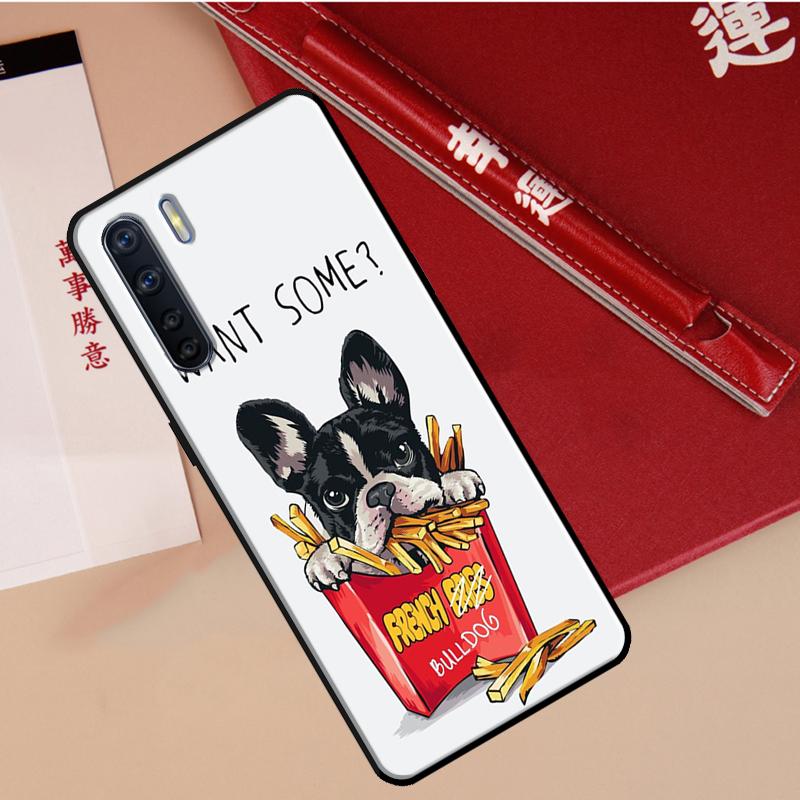 Pug Dog French Bulldog For OPPO A16 A17 A15 A5 A9 A31 A53 A54 A74 A94 A52 A72 A76 A96 A77 A54S A57S Phone Case