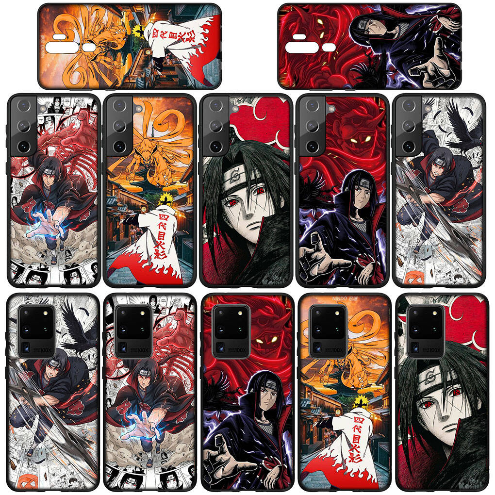 Phone Case for iPhone 17 15 16 Plus Redmi Note 14 12 11 13 Pro Max Huawei P30 P20 Lite OPPO A60 A40 A80 A38 A54 A17 Anime Uchiha Itachi Narutos Cover