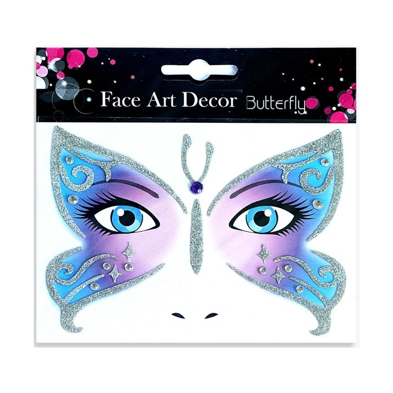Blingbling Temporary Makeup Stickers Crystal Glittered Stickers Festival Holiday Costumes Blingbling Face Jewels Animal