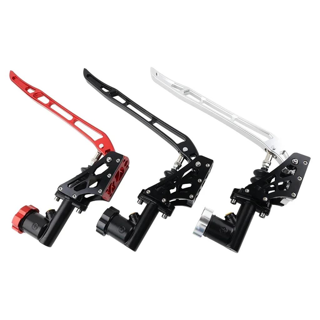 Car Handbrake Racing Hydraulic Handbrake Long Level Gear Kit Black Red Silver Hand Brake Aluminum Drift Hydro E-Brake