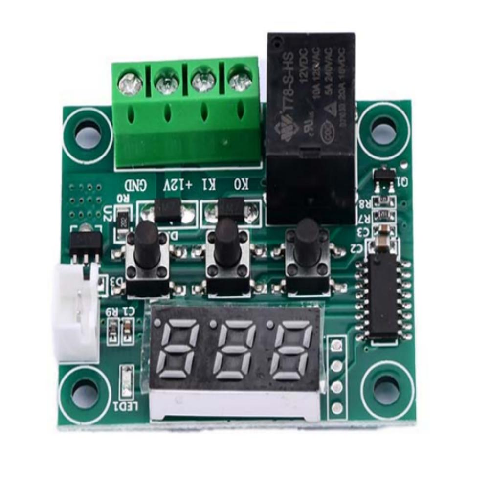 

Светодиодный термостат W1209 12 В NTC регулятор температуры -50-110°C контроль температуры Переключатель релейный выход синий дисплей с кабелем