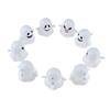 3Pcs Halloween Wind-up Ghost Toy Spooky Cartoon Ghost Walking Toy Toddlers Boys Girls Spring Clockwork Mini White Ghost Toy