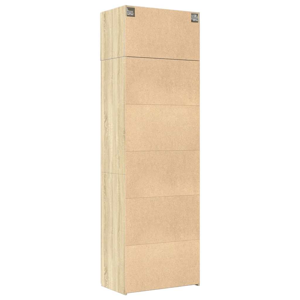 High Cabinet Sonoma Oak 70 x 42.5 x 225 cm Particleboard