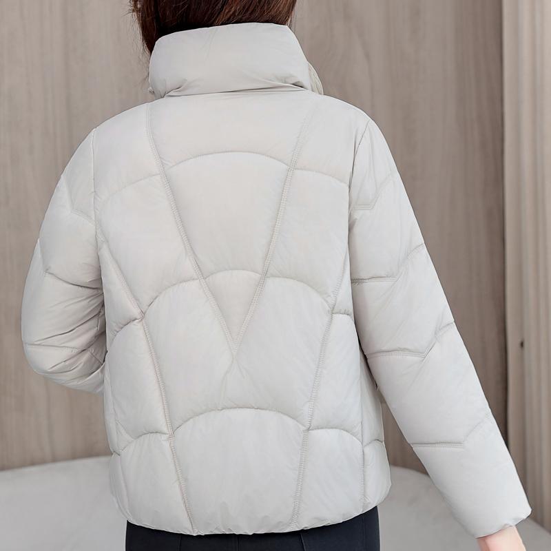 Fashion Woman Winter Short Coats Stand Collar Casual Thick Warm Parkas Women Jackets