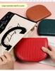 Bolsa Portátil de Cuero para Accesorios para Agujas Circulares Desmontables y Lana