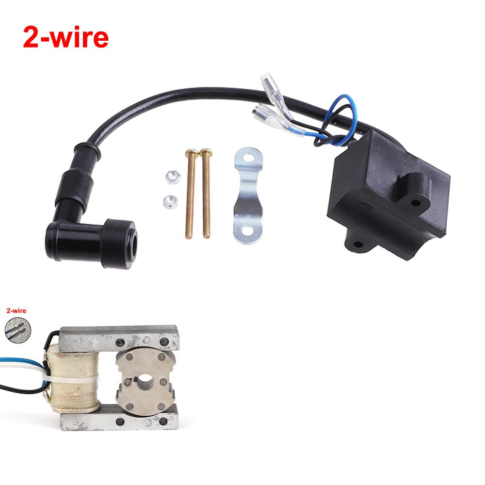 Magneto Stator CDI Ignition Coil for 49cc 60cc 66cc 80cc 2-Stroke Engine Motorized Bicycle Bike Durable Replacement Parts