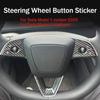 Steering Wheel Patch for Tesla Model Y Juniper Model 3 Highland 6-Seater ModelYL Steering Wheel Protective Cover Decorative Trim