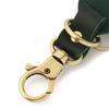 IL BISONTE Genuine Leather Key Ring, Keychain, Cowhide Leather, Unisex, Discolored Brown