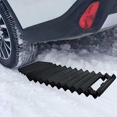 Tappetino Portatile in Gomma per Trazione sulla Neve per Ruote - Durevole, Resistente al Calore, Resistente all'Usura, Ferramenta Industriale, Non Richiede Montaggio, per la Guida Invernale
