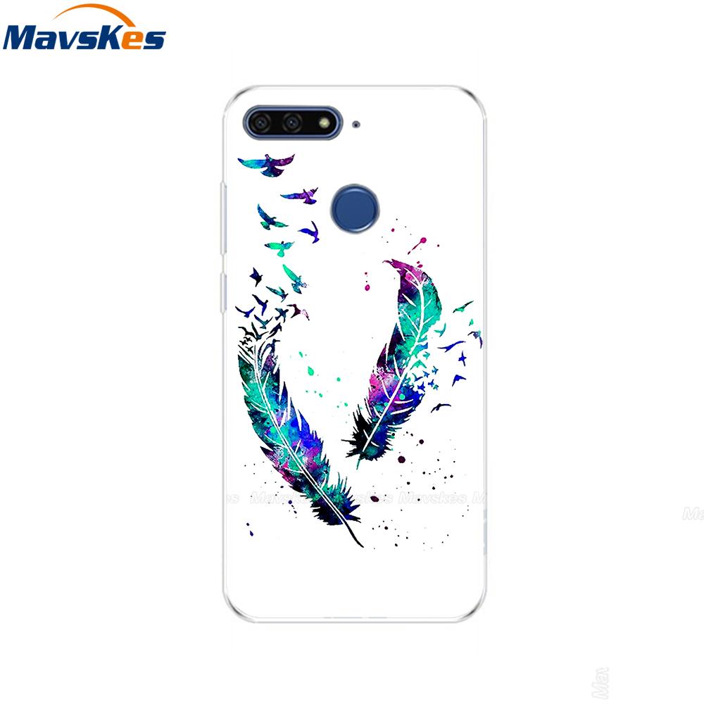 Case For Huawei Honor 7C Case On Huawei Honor7C 5.7 inch Soft Silicone Phone Cover For Huawei Honor 7C Aum-L41 TPU Cases Coque