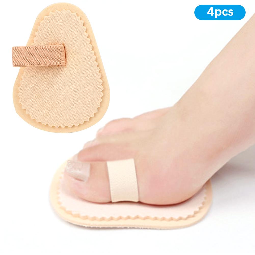 4pcs Toe Straightener Separators Protector Bunion Splint Corrector Toe Spacer Cover Guard1 Hole