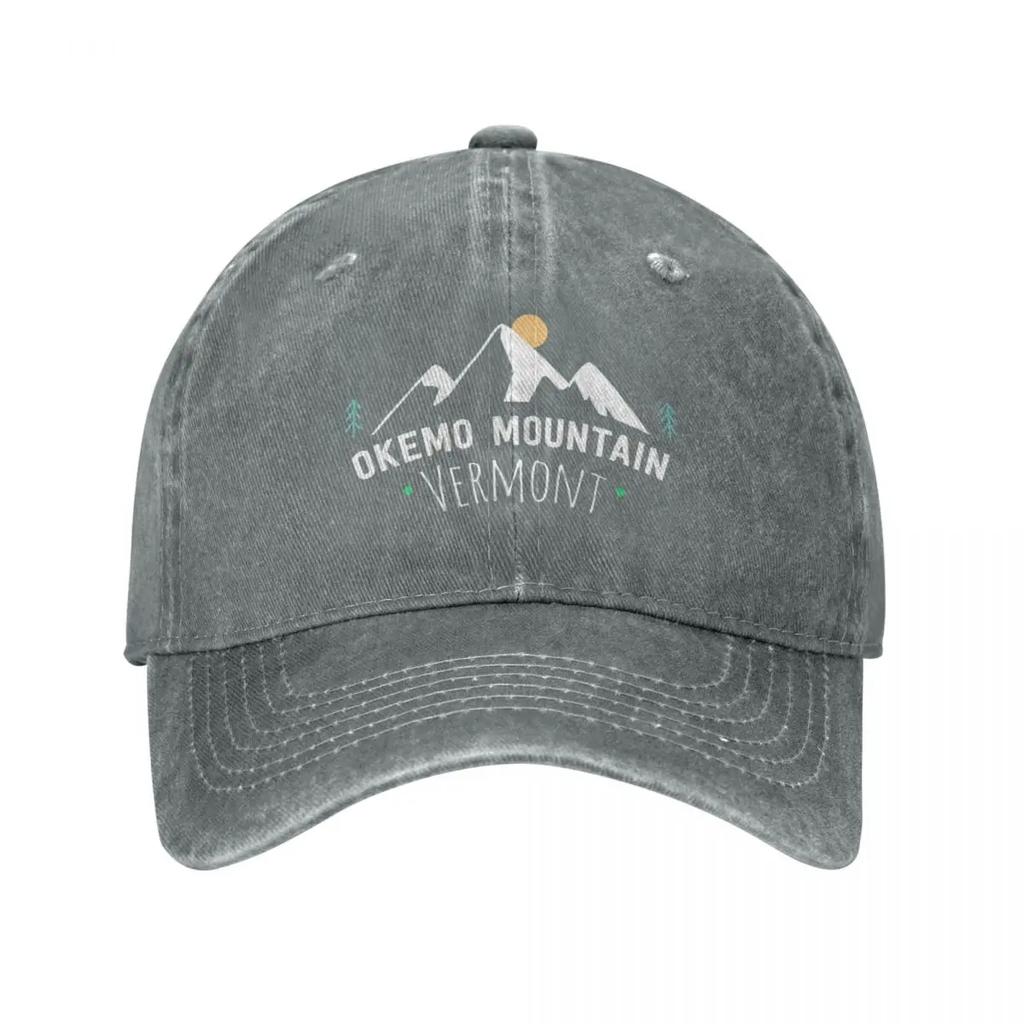 Okemo Mountain Vermont Baseball Cap Hat Sunscreen Hat For Men Women'S