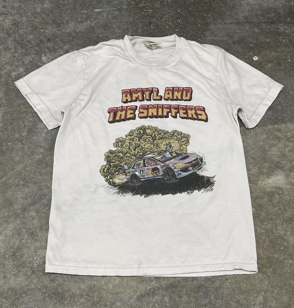 Hot Popular Amyl and the Sniffers Music Band White S to 5XL Shirt AA805 Unisex T-Shirt S