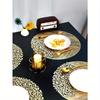 Placemats PVC Place Mats for Kitchen Table Indoor/Outdoor Washable Heat-Resistant Placemat Wipeable Dining Table Mats for Camping